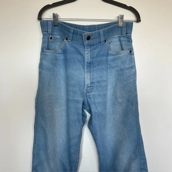 Vintage Levi's 530 with A Skosh More Room W32xL28 Blue Jeans-Orange Tab- USA - Picture 5 of 10